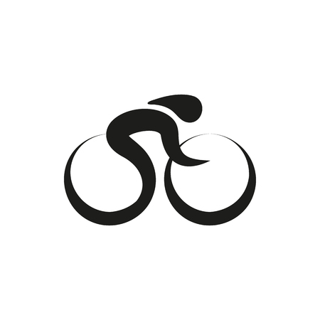 Cycling Biking Created For Mobile, Web, Decor, Print Products,  Black icon set isolated on white Vector 