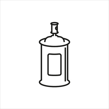 Spray icon on white background Created For Mobile, Web, Decor, Print Products, Applications. Icon isolated. Vector illustration.のイラスト素材