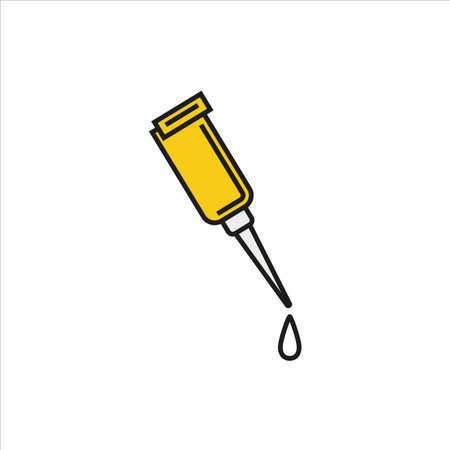 glue icon on white background Created For Mobile, Web, Decor, Print Products, Applications. Icon isolated. Vector illustration.のイラスト素材
