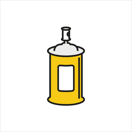 Spray icon on white background Created For Mobile, Web, Decor, Print Products, Applications. Icon isolated. Vector illustration.のイラスト素材