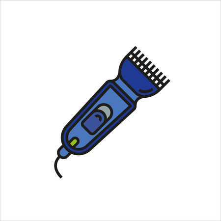 Shaver symbol hairclipper icon Created For Mobile, Web, Decor, Print Products, Applications. Color icon isolated. Vector illustration.のイラスト素材