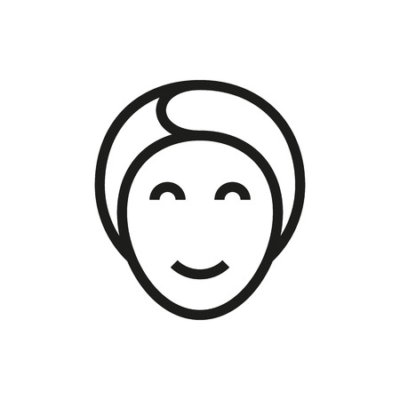 Face mask icon on white background Created For Mobile, Web, Decor, Print Products, Applications. Icon isolated. Vector illustrationのイラスト素材