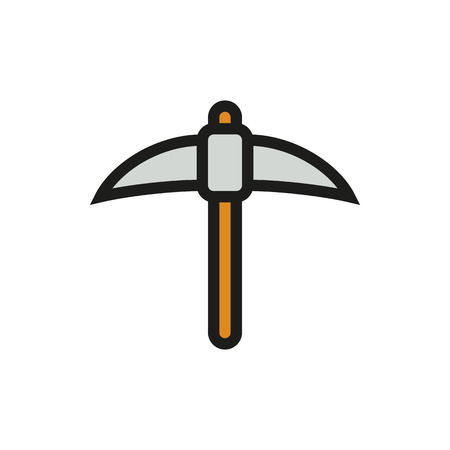 picks icon on white background Created For Mobile, Infographics, Web, Decor, Print Products, Applications. Icon isolated. Vector illustrationのイラスト素材