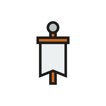 Medieval battle ax icon on white background Created For Mobile, Infographics, Web, Decor, Print Products, Applications. Icon isolated. Vector illustrationのイラスト素材