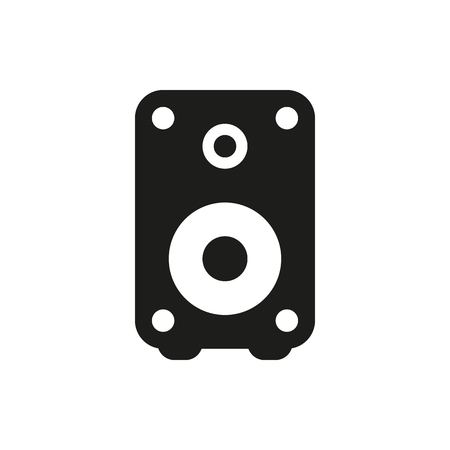 loudspeaker icon on white background Created For Mobile, Web, Decor, Print Products, Applications. Icon isolated.のイラスト素材