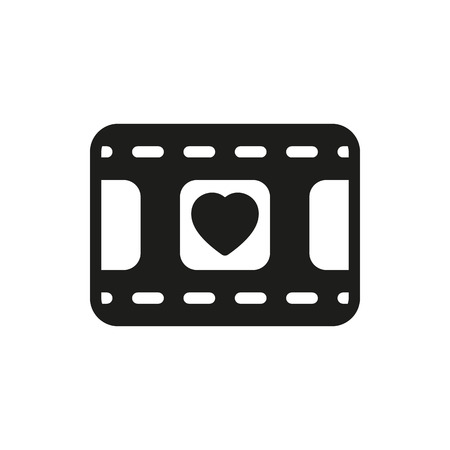 film photo video frame wedding love celebration Created For Mobile, Web, Decor, Print Products, Applications. Icon isolated.のイラスト素材