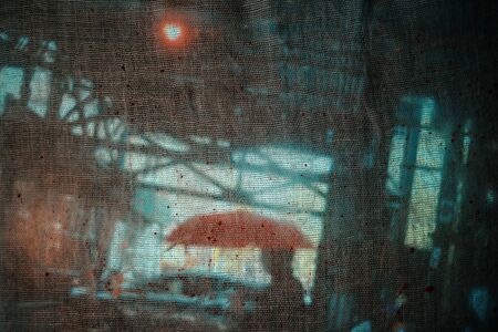 Cloth Dream, Red Umbrellaの写真素材