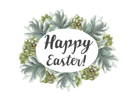 Greeting card flowers watercolor
Hand painting happy easterの写真素材