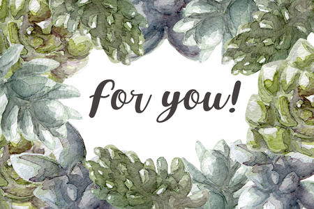 Greeting card flowers watercolor
Hand painting invitationの写真素材