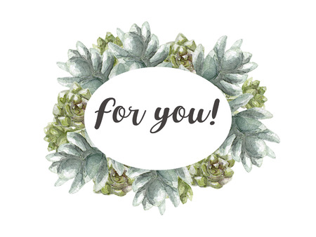 Greeting card flowers watercolor
Hand painting invitationの写真素材