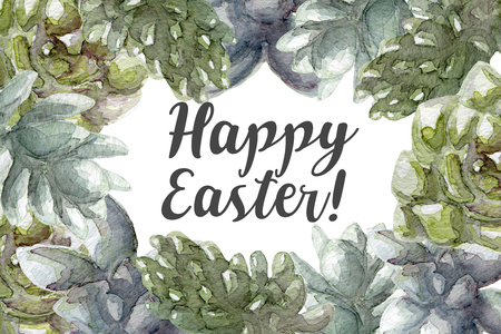 Greeting card flowers watercolor
Hand painting happy easterの写真素材