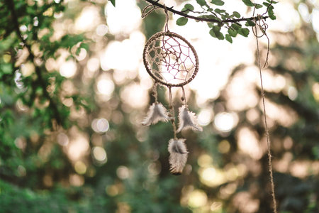 indian amulet accessory traditions totem animism culture details signs symbolsの写真素材