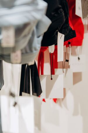 clothing store boutique fashion stuff shopping sale collectionの写真素材