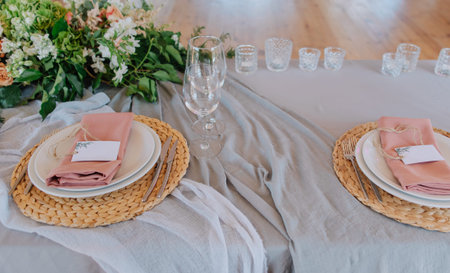 festive table event decoration celebration stylish decor and floristry