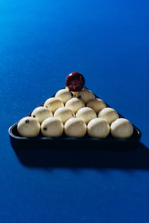 billiards blue table balls cue game sport bar pendant lights