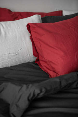 home textile pillows eco fabric cotton luxury collectionの写真素材
