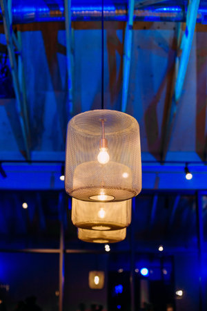 row light fixture chandelier center pendant style design mesh