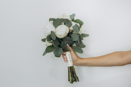 bouquet flowers gift womens day wedding birthday valentines dayの写真素材