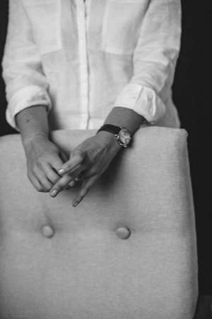 girl hands accessory concept fashion jewel ring watchの写真素材