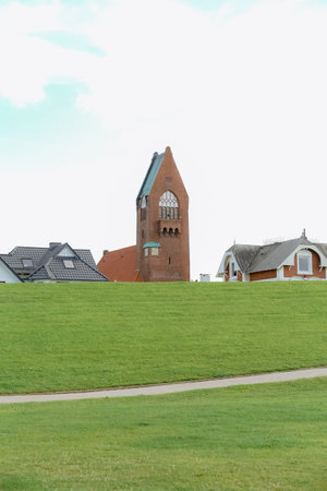 nature outside buildings architecture field sunny peopleの写真素材