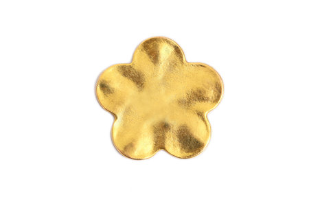 gold flowerの写真素材