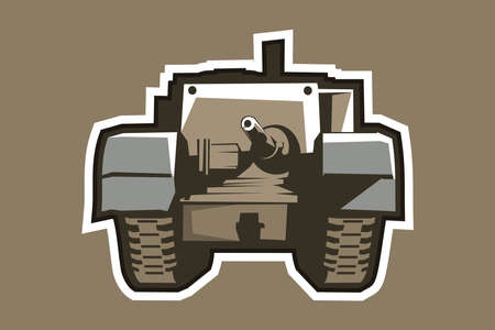 British   heavy tank vector illustrationのイラスト素材
