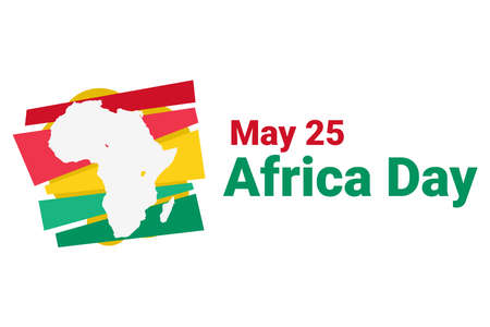 May 25, Africa Day vector illustration. Suitable for greeting card, poster and banner.のイラスト素材