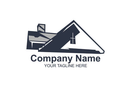 Real Estate Company logo vector illustration. suitable for Real Estate Company and property development logo.のイラスト素材