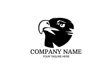 Eagle Company Logo Vector Illustration. Suitable for business company, modern company, etc.のイラスト素材