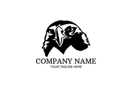 Eagle Company Logo Vector Illustration. Suitable for business company, modern company, etc.のイラスト素材