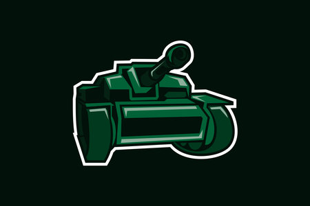 World War II German light tank destroyer vector illustrationのイラスト素材