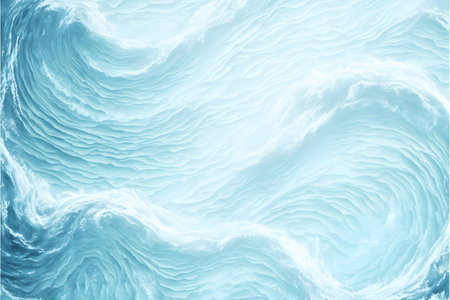 Abstract background of blue water. 3d rendering, 3d illustration.の写真素材