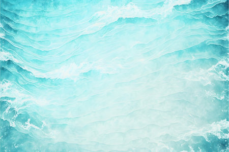 Blue sea wave background with grunge texture. EPS10 vector.の写真素材