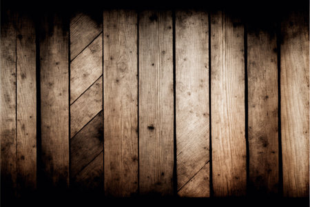 Old wood texture background. Floor surface with old wood planks.の写真素材
