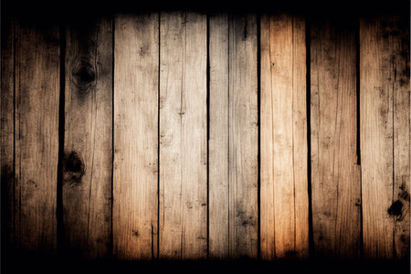 Old wood background or texture and gradients shadow. EPS10 vector.の写真素材
