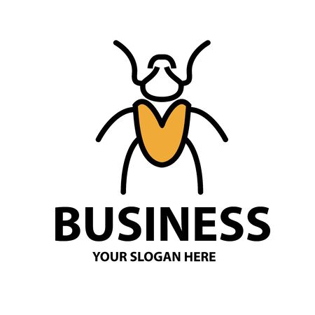 insect logo for your businessのイラスト素材