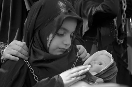Istanbul, Turkey - November 3, 2014: Universal Ashura Mourning Ceremony. Mourne ashura. Universal...