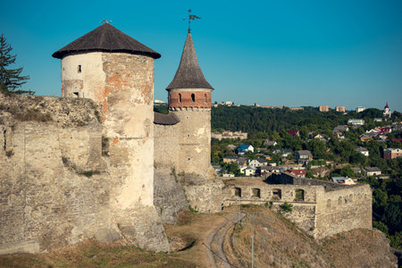 Famous Fortress in Kam'yanets'-Podil's'kyi, Ukraine
