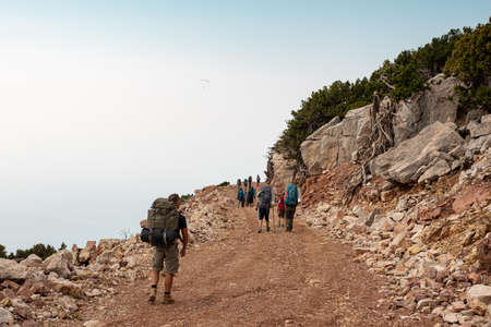 Hiking in the Turkish Mountainsの写真素材
