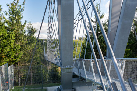 Sky Bridge 721 in DolnÃ­ Morava, Czechia, spanning forested valley