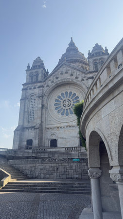 anctuary of the Sacred Heart of Jesus, Viana do Castelo Portugalの写真素材