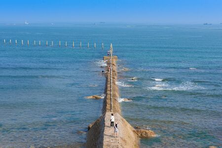 Qingdao seaside sceneryの写真素材