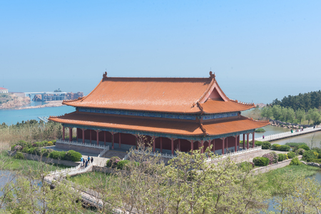 Chengshantou Scenic Area , Weihai, Shandongのeditorial素材
