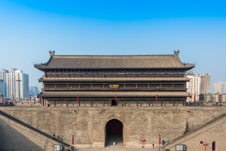 Xi'an Ancient City Wallのeditorial素材