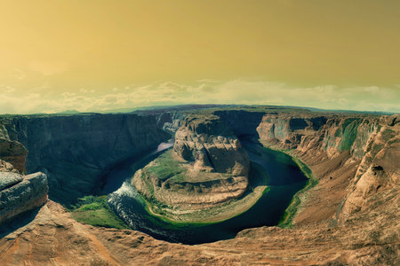 Horseshoe Bend is a horseshoe-shaped incised meander of the Colorado River located near the town of...
