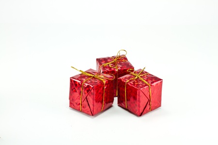 christmas decoration on a white backgroundの写真素材