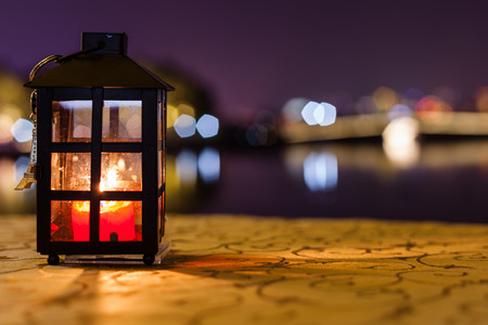 Hangzhou West Lake nightの写真素材