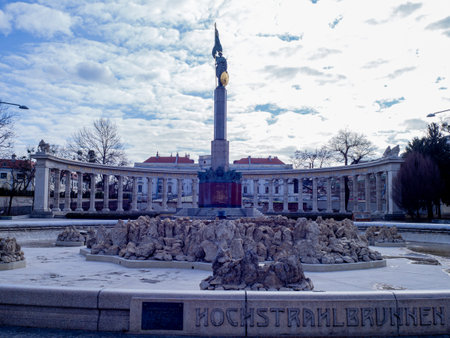 This is monument in Vienna.の写真素材