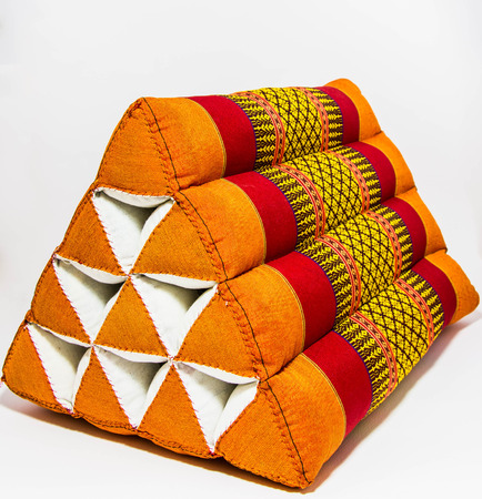 Thai-triangle pillowの写真素材