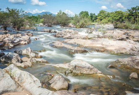 motion blur of Waterfall in Maewong national park at Nakhonsawan, Thailand.